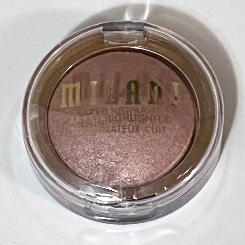 Milani Baked Highlighter Powder 0.12oz 03 Rosa Italiana Rose Gold Pale Copper